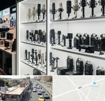فروش میکروفون در خیابان دماوند