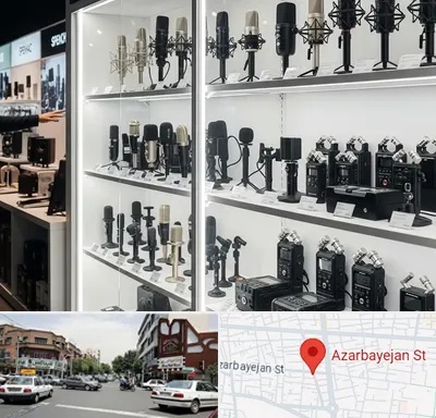 فروش میکروفون در خیابان آذربایجان