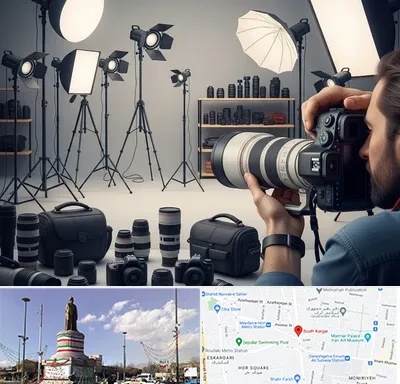 اجاره تجهیزات عکاسی در کارگر جنوبی
