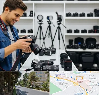اجاره دوربین عکاسی در مهرویلا کرج