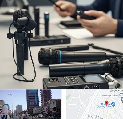 اجاره میکروفون در چهارراه طالقانی کرج
