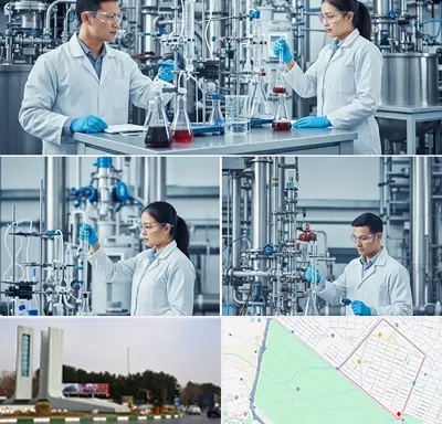 صنایع شیمیایی در بلوار فلسیطین مشهد