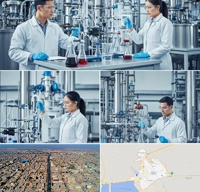 صنایع شیمیایی در بندر ماهشهر