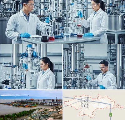 صنایع شیمیایی در بندر ترکمن
