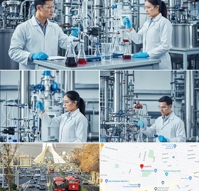 صنایع شیمیایی در خیابان آزادی