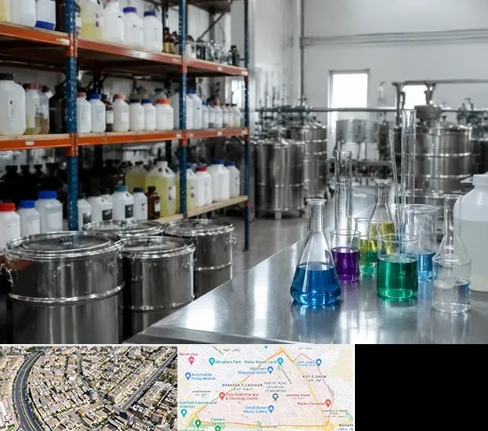 مواد شیمیایی در شهرک غرب مشهد
