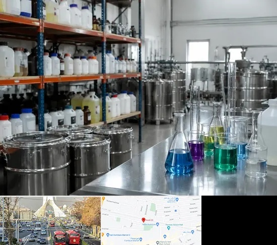 مواد شیمیایی در خیابان آزادی