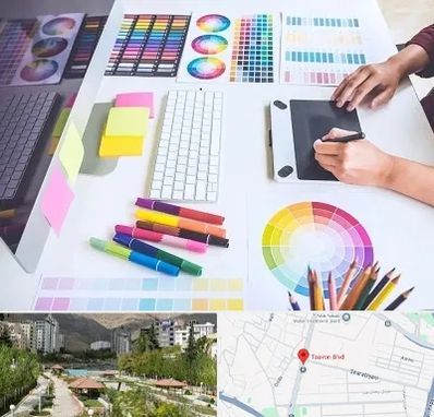 آموزشگاه گرافیک در بلوار تعاون