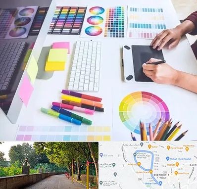 آموزشگاه گرافیک در فلکه گاز رشت