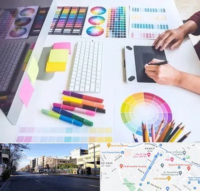 آموزشگاه گرافیک در خیابان ملاصدرا شیراز