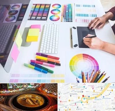 آموزشگاه گرافیک در میدان ولیعصر