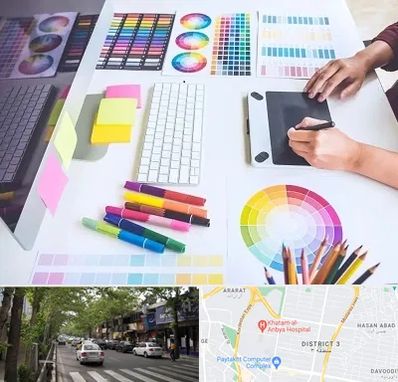 آموزشگاه گرافیک در ظفر 