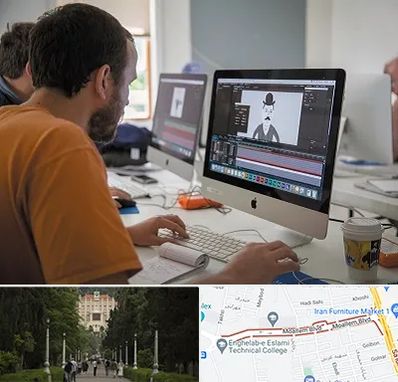 آموزشگاه افتر افکت در بلوار معلم رشت