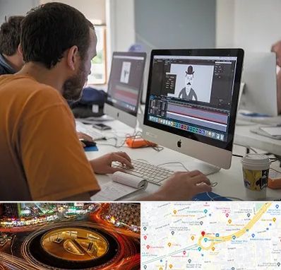 آموزشگاه افتر افکت در میدان ولیعصر