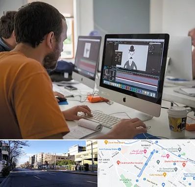 آموزشگاه افتر افکت در خیابان ملاصدرا شیراز