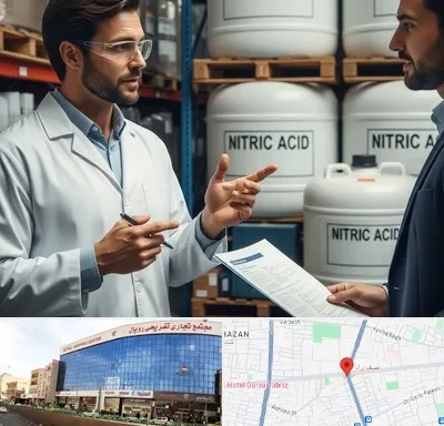 فروش اسید نیتریک در نصف راه تبریز