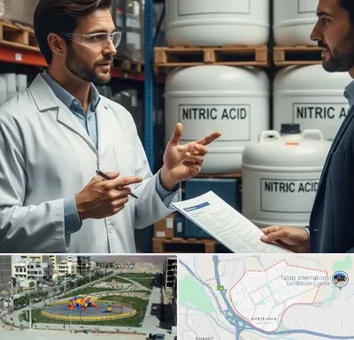 فروش اسید نیتریک در مرزداران تبریز