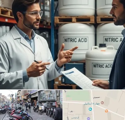 فروش اسید نیتریک در چهارراه استانبول