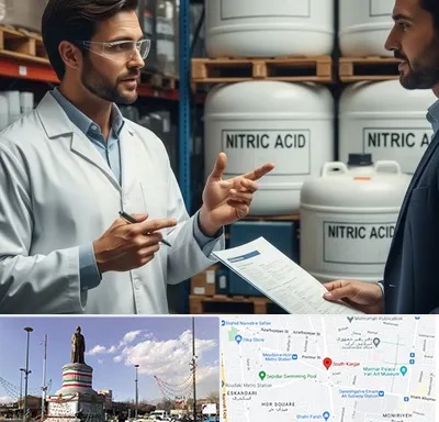 فروش اسید نیتریک در کارگر جنوبی