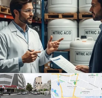 فروش اسید نیتریک در بلوار فردوس
