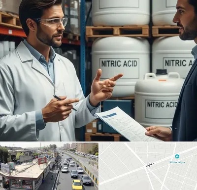 فروش اسید نیتریک در خیابان دماوند