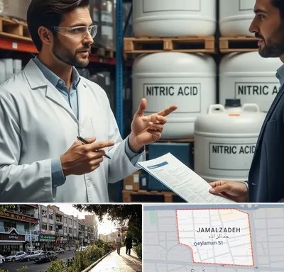 فروش اسید نیتریک در خیابان جمالزاده