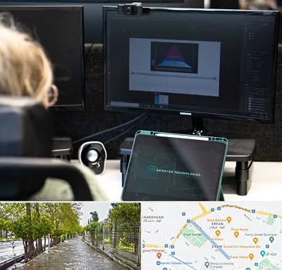 آموزشگاه موشن گرافیک در خیابان ارم شیراز