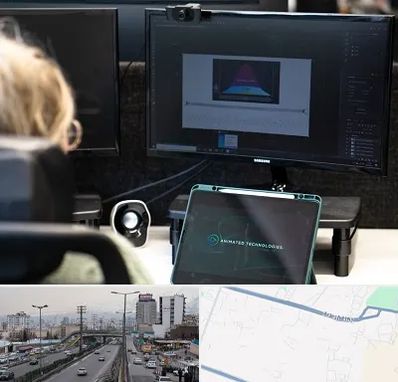 آموزشگاه موشن گرافیک در بلوار ارتش