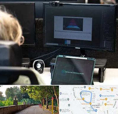 آموزشگاه موشن گرافیک در فلکه گاز رشت