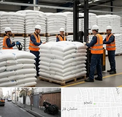 فروش سولفات آلومینیوم در خیابان نامجو