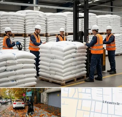 فروش سولفات آلومینیوم در خیابان فلسطین