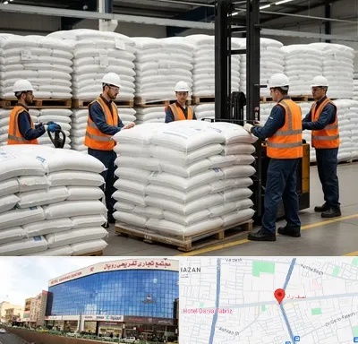فروش سولفات آلومینیوم در نصف راه تبریز