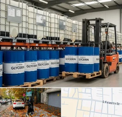 فروش گلیسیرین در خیابان فلسطین