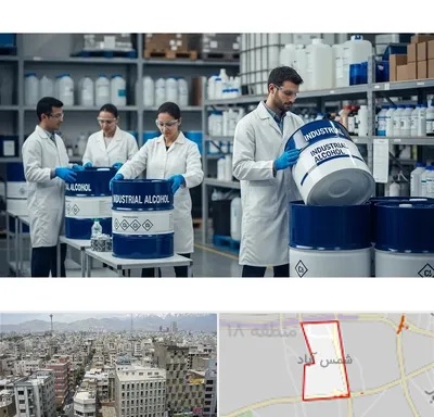فروش الکل صنعتی در شمس آباد تهران