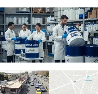 فروش الکل صنعتی در خیابان دماوند