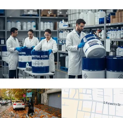 فروش الکل صنعتی در خیابان فلسطین