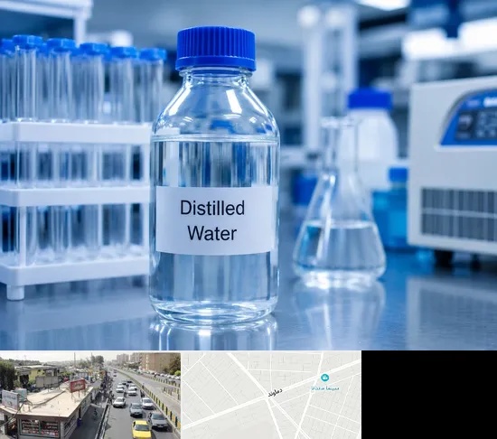 فروش آب مقطر در خیابان دماوند