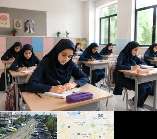 مدرسه غیرانتفاعی دخترانه در جنوب تهران