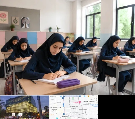 مدرسه غیرانتفاعی دخترانه در جمهوری