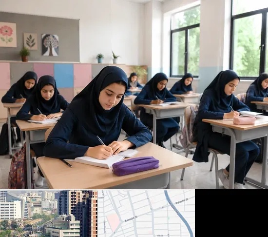 مدرسه غیرانتفاعی دخترانه در خیابان بهشتی