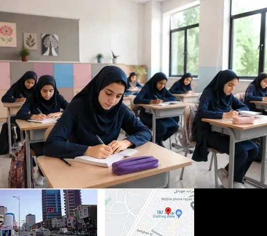 مدرسه غیرانتفاعی دخترانه در چهارراه طالقانی کرج