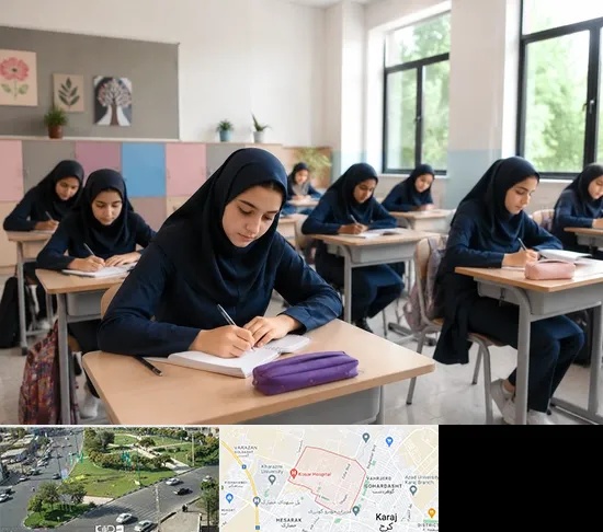 مدرسه غیرانتفاعی دخترانه در شاهین ویلا کرج