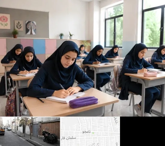 مدرسه غیرانتفاعی دخترانه در خیابان نامجو