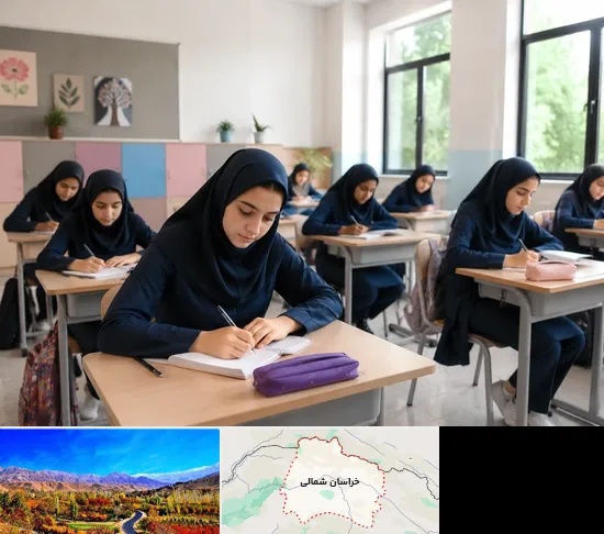 مدرسه غیرانتفاعی دخترانه در خراسان شمالی