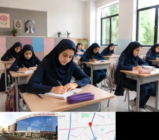 مدرسه غیرانتفاعی دخترانه در نصف راه تبریز
