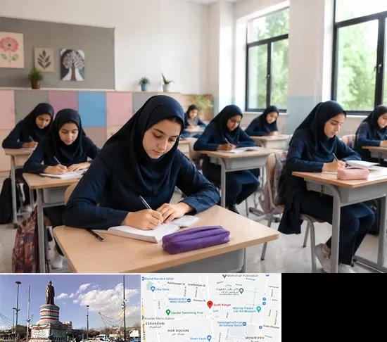مدرسه غیرانتفاعی دخترانه در کارگر جنوبی