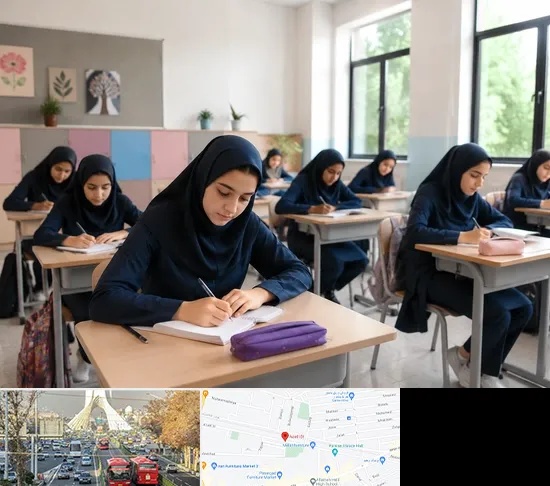 مدرسه غیرانتفاعی دخترانه در خیابان آزادی