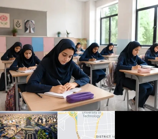 مدرسه غیرانتفاعی دخترانه در استاد معین