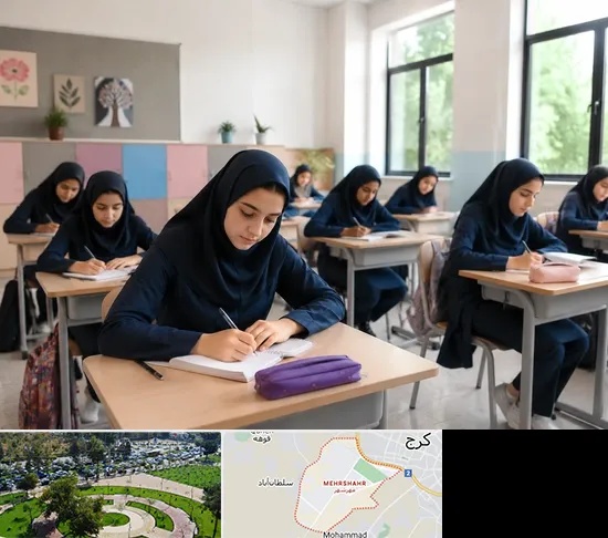 مدرسه غیرانتفاعی دخترانه در مهرشهر کرج