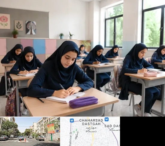 مدرسه غیرانتفاعی دخترانه در چهارصد دستگاه
